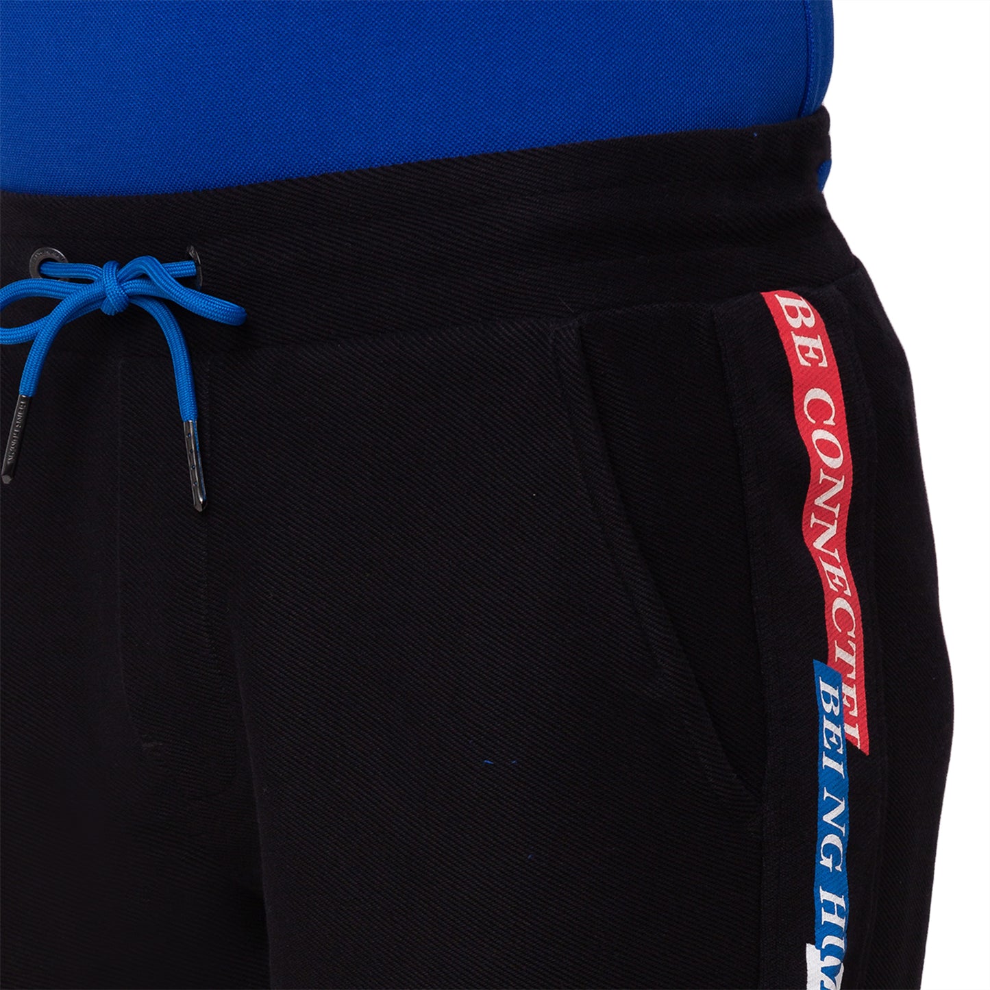Being Human Men Regular Fit Shorts-Black & Grey