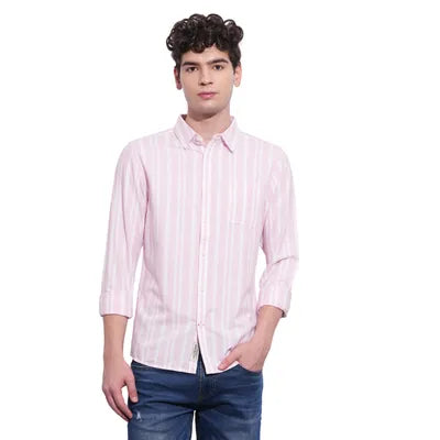 Being Human Mens-Top Shirt- Green , LT. Pink , Orange