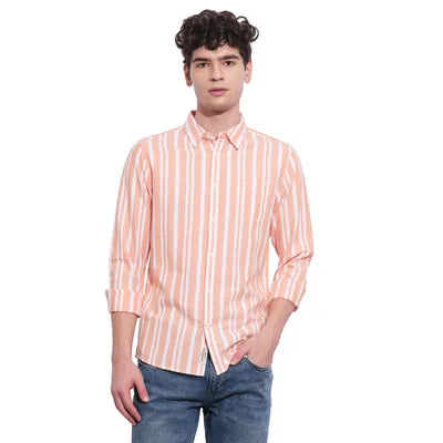 Being Human Mens-Top Shirt- Green , LT. Pink , Orange