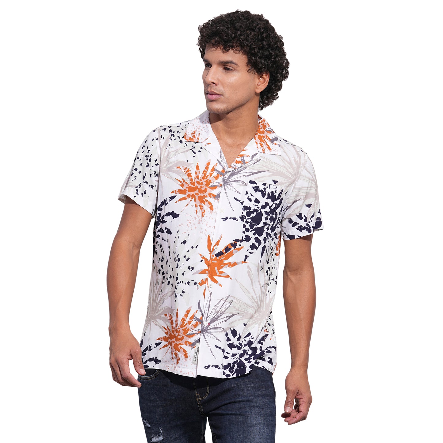 Being Human Mens-Top Shirt White