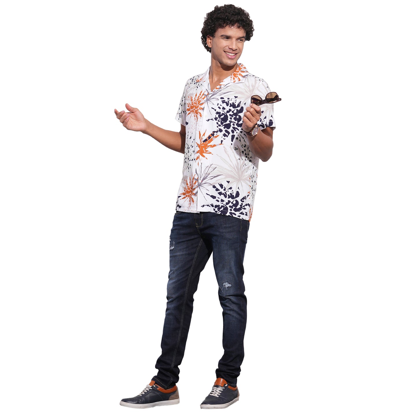 Being Human Mens-Top Shirt White