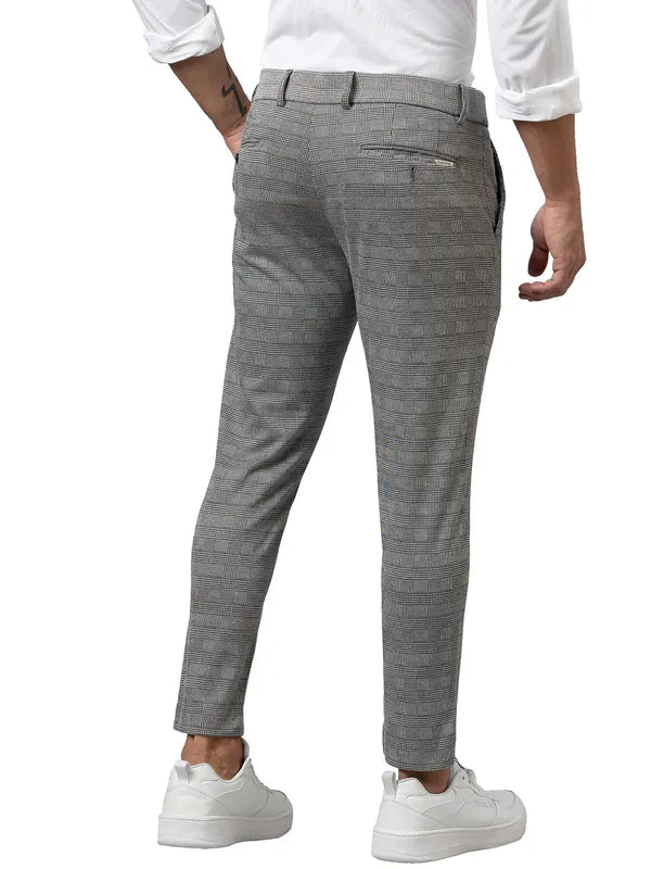 Being Human Men Cropped Fit Chino-Black/White