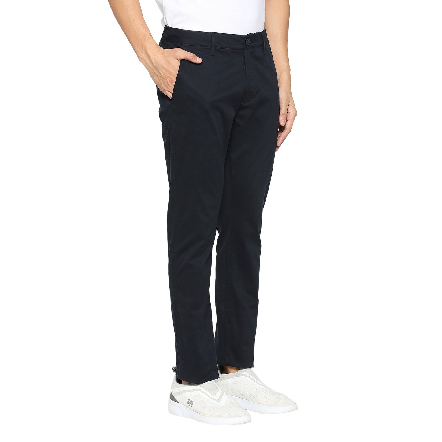Being Human Mens-Bottom Chino Navy
