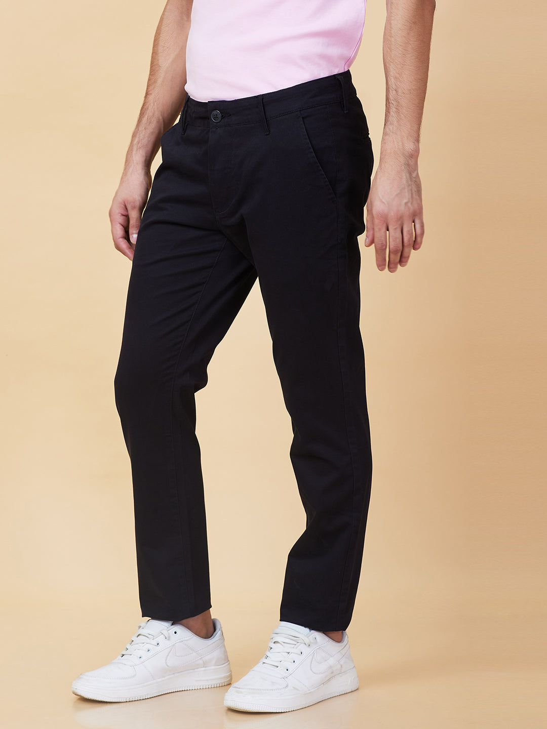 Being Human Mens-Bottom Chino Black