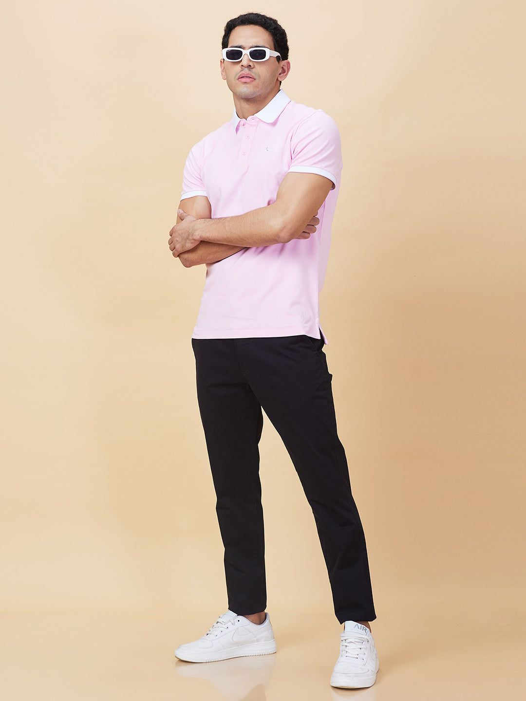 Being Human Mens-Bottom Chino Black