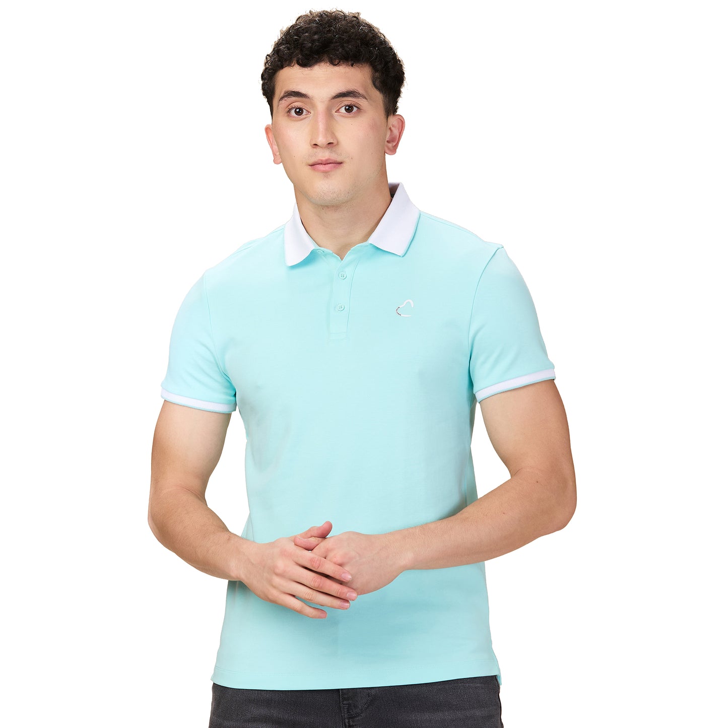 Being Human Men Solid Polo Neck-Black, Navy, Aqua, Olive