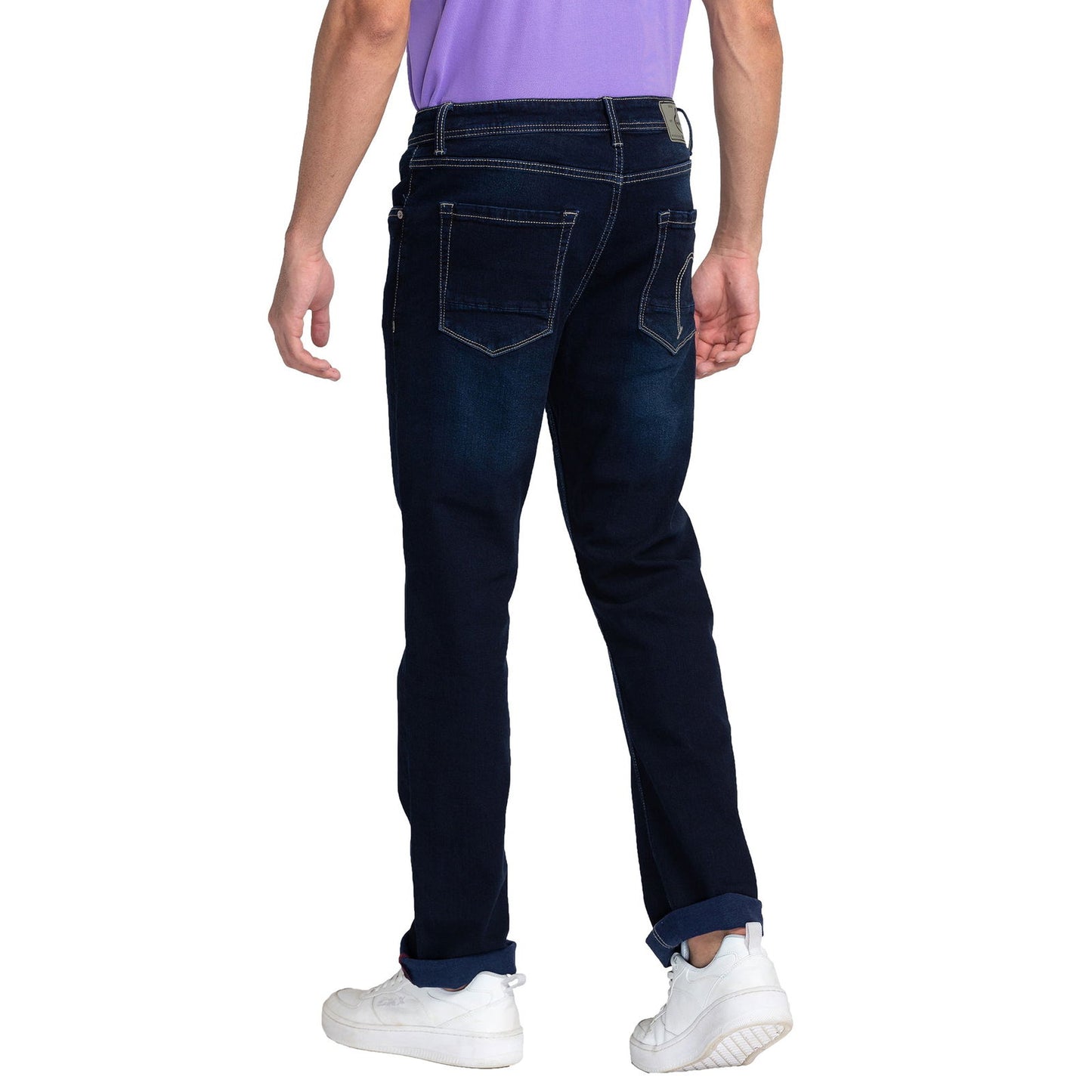 Being Human Men Boot Cut Fit Denim-Dark Tone - beinghumanbd -