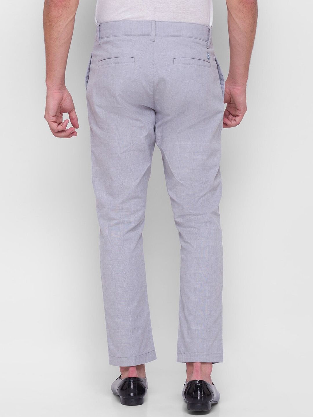 Being Human Men Cropped Fit Chino-Gray - beinghumanbd -