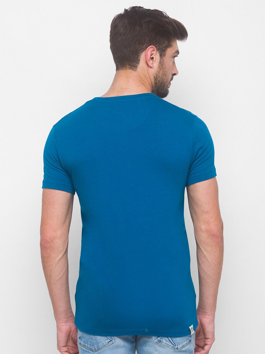 Being Human Men None T-Shirts-Marine Blue - beinghumanbd -