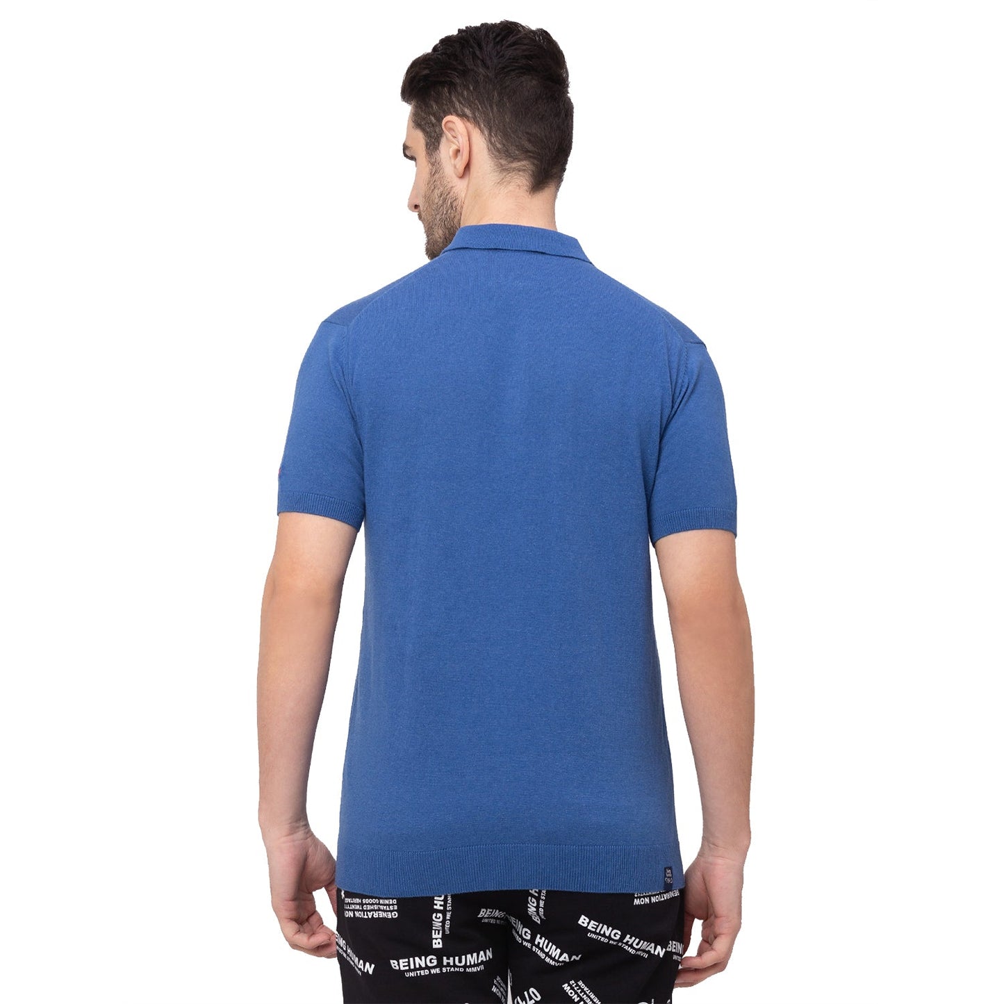 Being Human Men Regular Fit T-Shirts-Teal & LT. Blue - beinghumanbd -