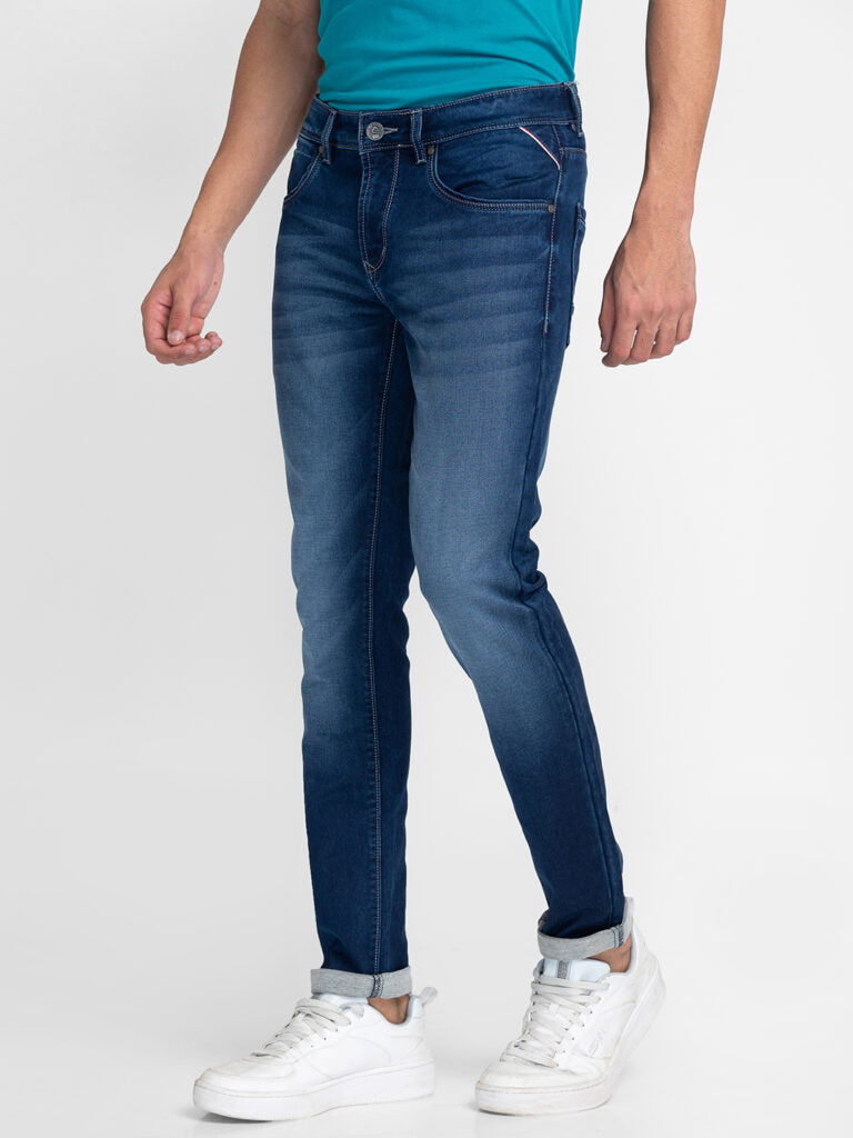 Being Human Men Slim Fit Denim-Mid Tone - beinghumanbd -