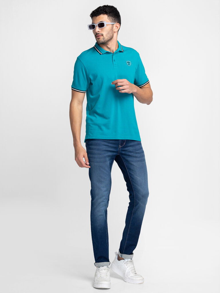 Being Human Men Slim Fit Denim-Mid Tone - beinghumanbd -