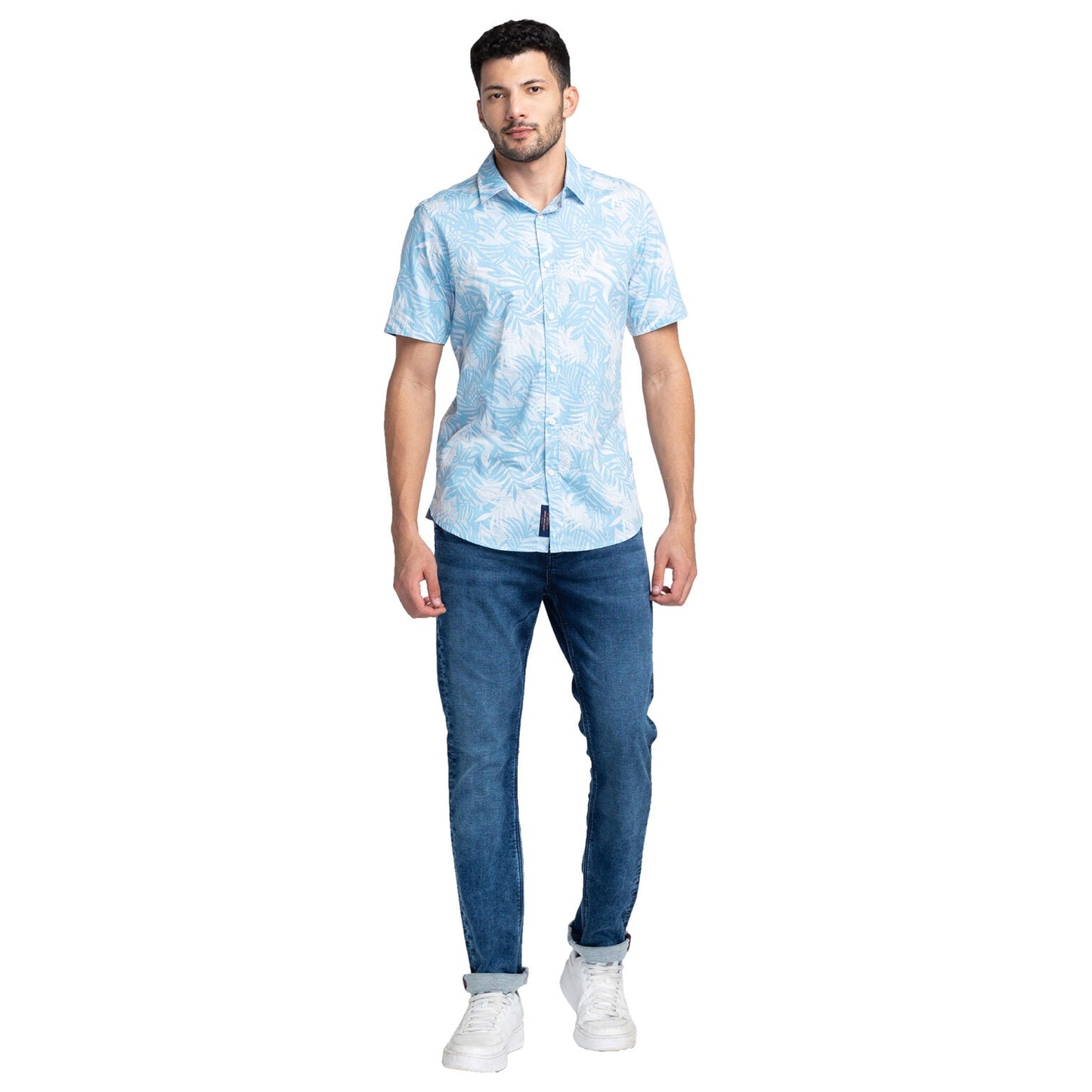 Being Human Men Slim Fit Denim-Mid Tone - beinghumanbd -