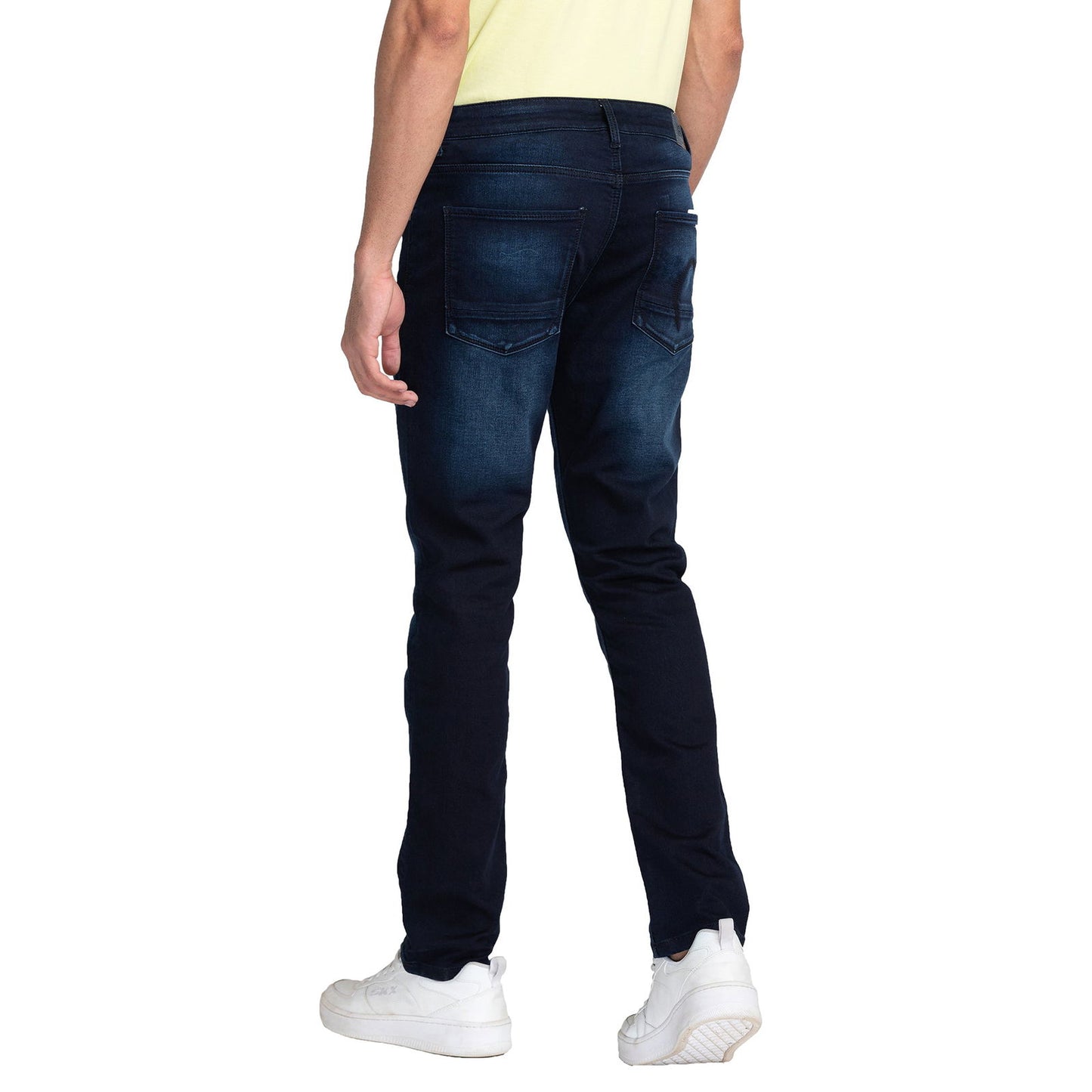 Being Human Men Slim Straight Fit Denim-Dark Tone - beinghumanbd -