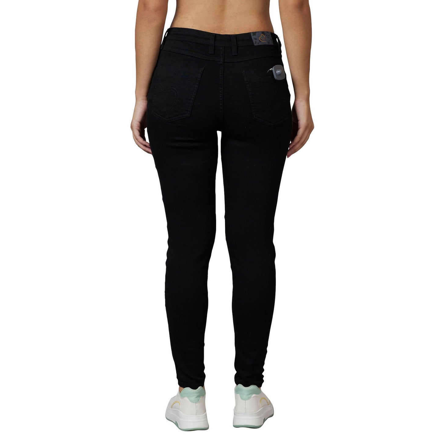 Being Human Women Skinny Fit Denim-Charcoal Black - beinghumanbd -