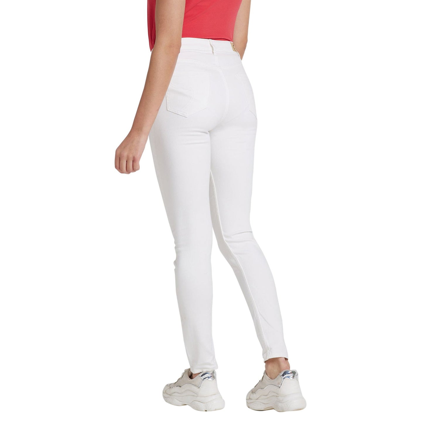 Being Human Women Skinny Fit Denim-White - beinghumanbd -