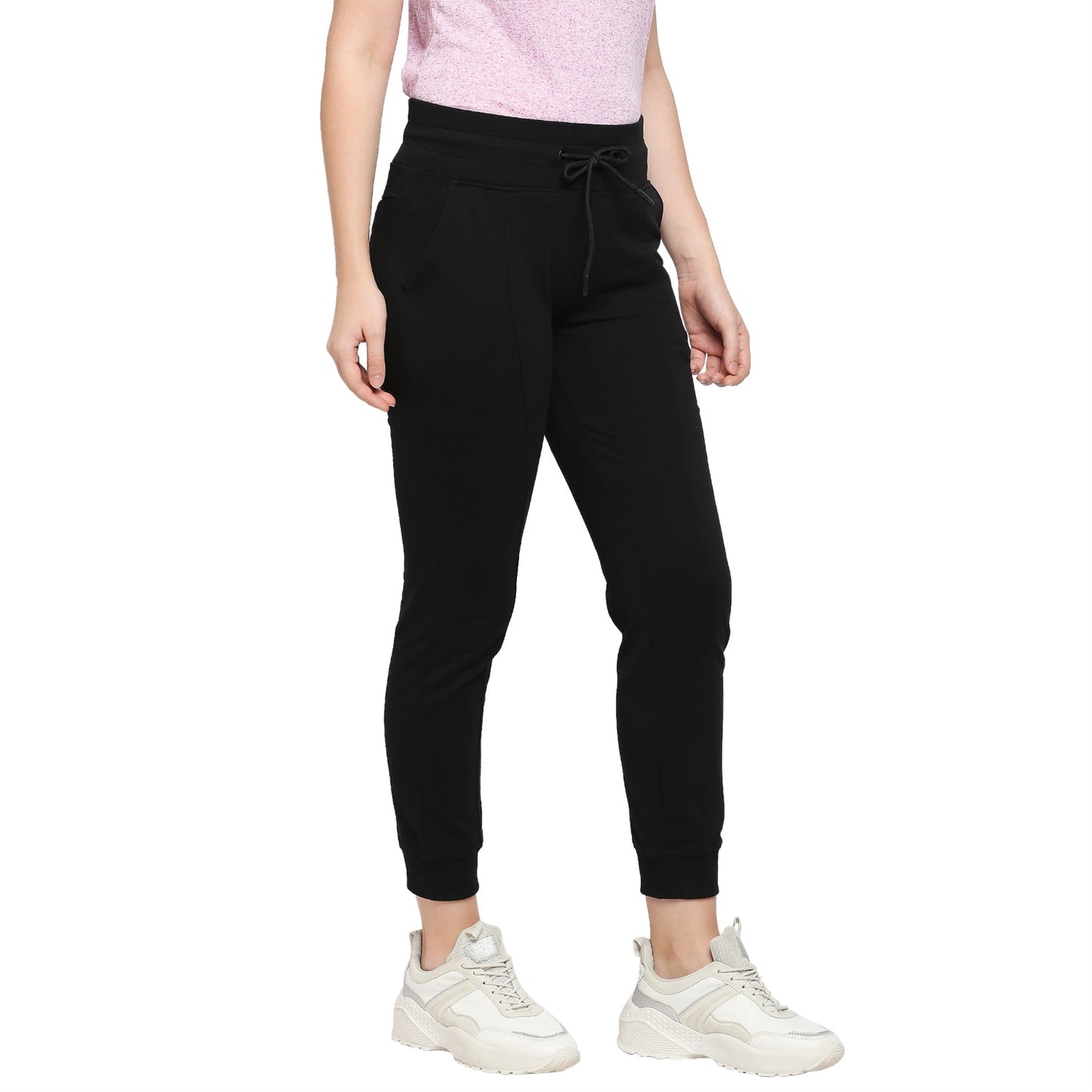 Being Human Women Track Pants-Jet Black - beinghumanbd -