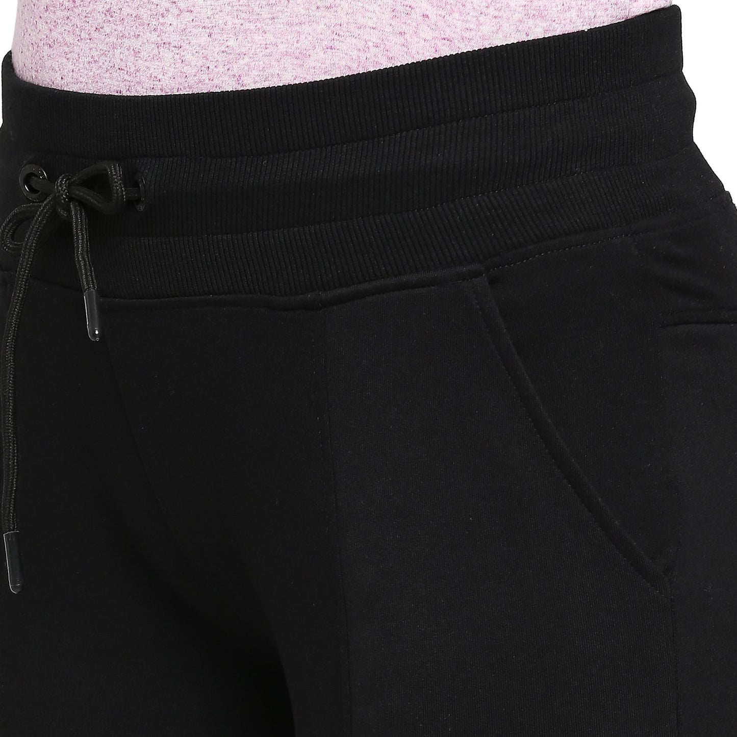 Being Human Women Track Pants-Jet Black - beinghumanbd -