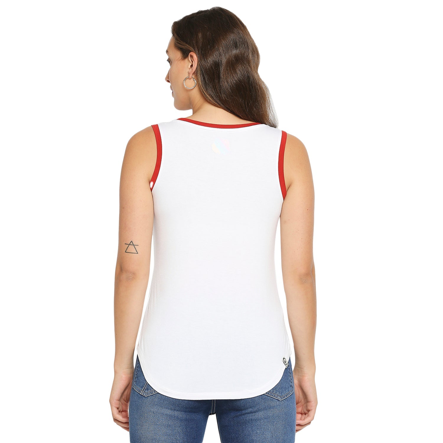 Being Human Easy Fit Women Crew Neck T-Shirts-White - beinghumanbd - 