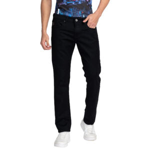 Being Human Men Cropped Fit Denim-Black Tone - beinghumanbd - 