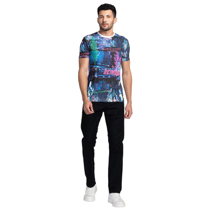 Being Human Men Cropped Fit Denim-Black Tone - beinghumanbd - 