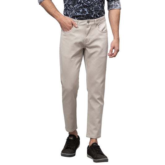 Being Human Men Cropped Fit Denim-Pista, Olive, Khaki & Stone - beinghumanbd - 