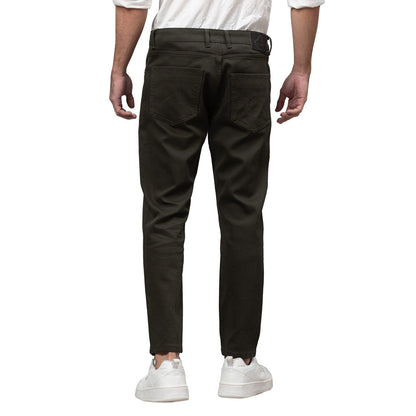Being Human Men Cropped Fit Denim-Pista, Olive, Khaki & Stone - beinghumanbd - 