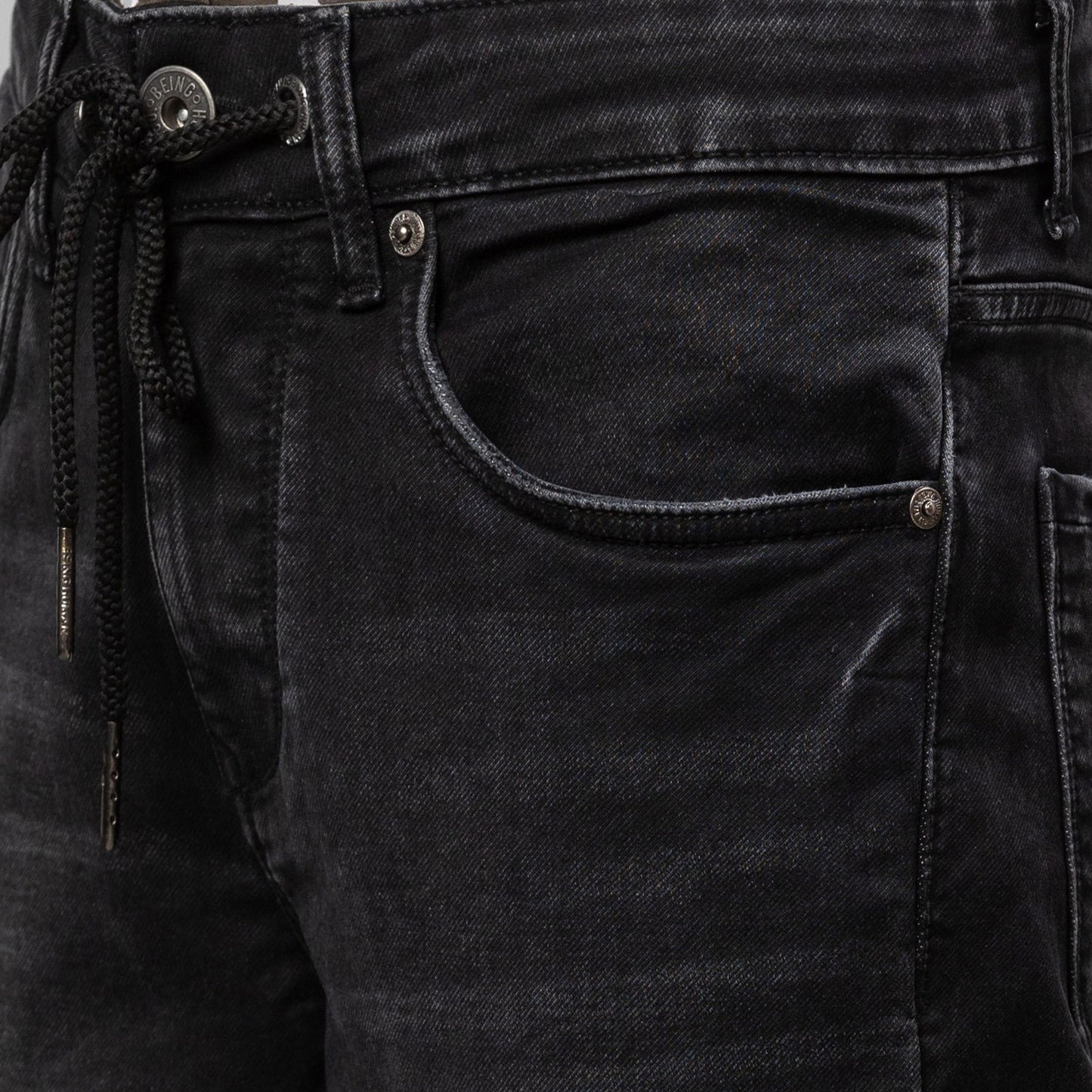 Being Human Men Jogger Fit Denim-Black Tone - beinghumanbd - 