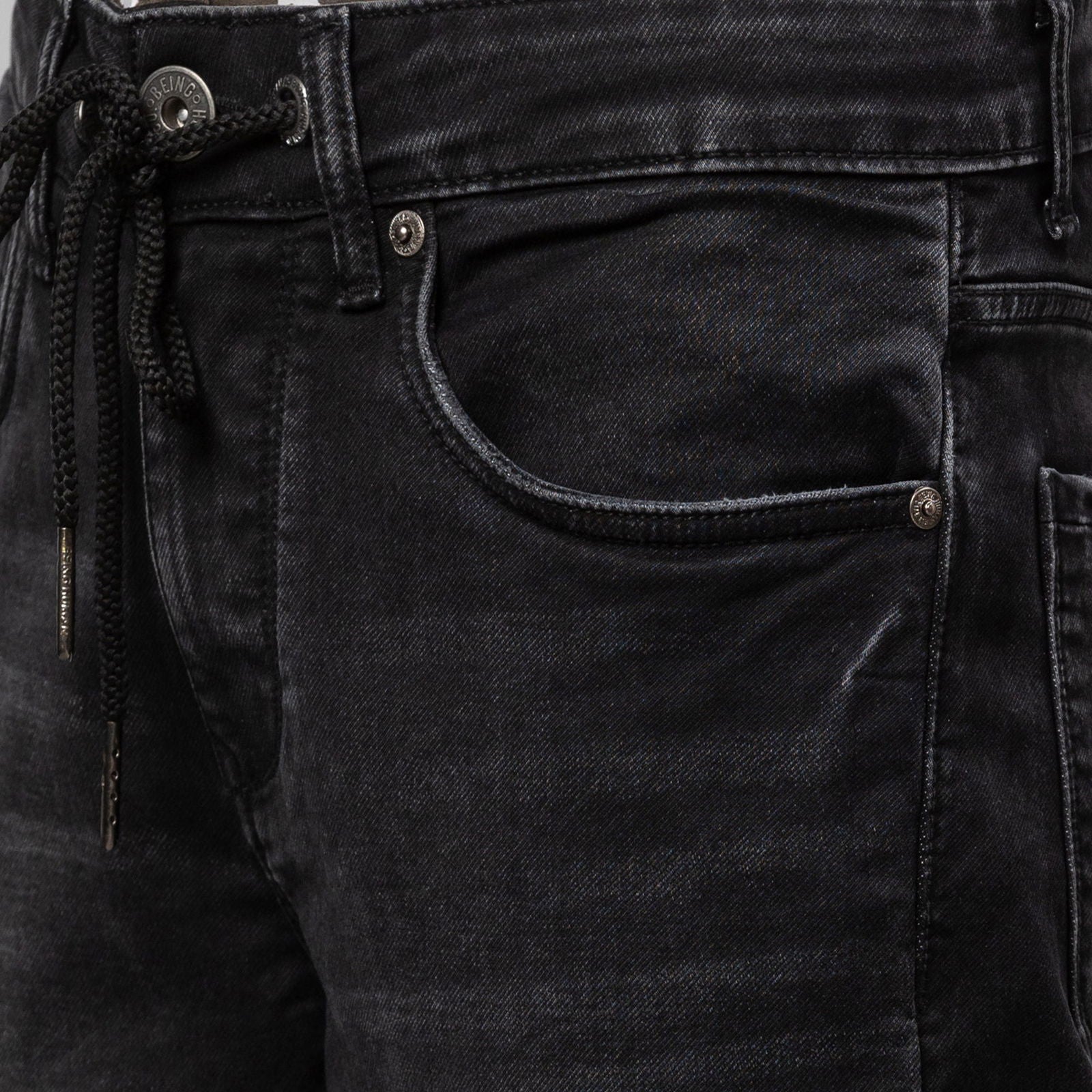 Being Human Men Jogger Fit Denim-Black Tone - beinghumanbd - 