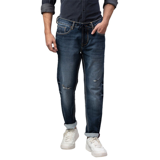 Being Human Men Jogger Fit Denim-Mid Tone - beinghumanbd - 