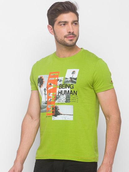 Being Human Men None T-Shirts-Black & Bean green - beinghumanbd - 