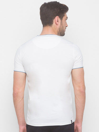 Being Human Men None T-Shirts-Blue & White - beinghumanbd - 