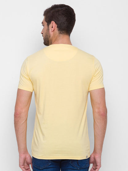 Being Human Men None T-Shirts-Navy & Pale Yellow - beinghumanbd - 