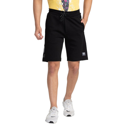 Being Human Men Regular Fit Shorts-Black & Navy - beinghumanbd - 
