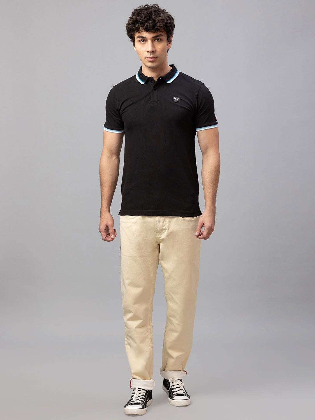 Being Human Men Regular Fit T-Shirts-Black - beinghumanbd - 