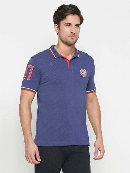 Being Human Men Regular Fit T-Shirts-Navy - beinghumanbd - 