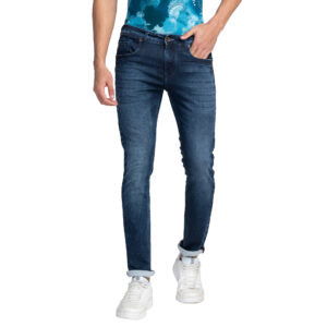 Being Human Men Skinny Fit Denim-Dark Tone - beinghumanbd - 