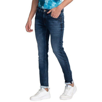 Being Human Men Skinny Fit Denim-Dark Tone - beinghumanbd - 