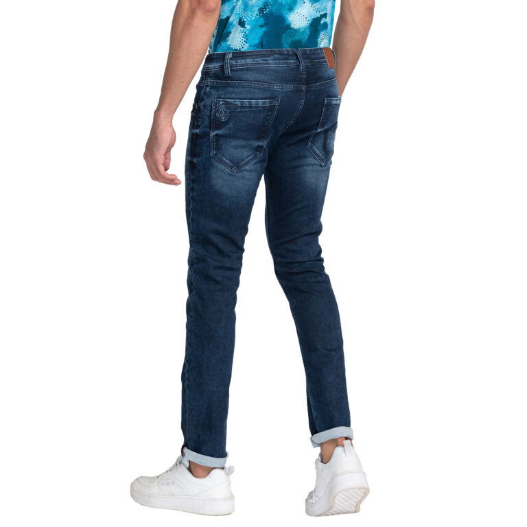 Being Human Men Skinny Fit Denim-Dark Tone - beinghumanbd - 