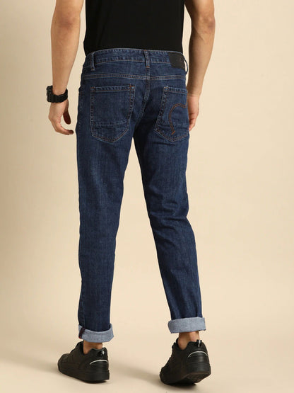 Being Human Men Skinny Fit Denim-Dark Tone - beinghumanbd - 