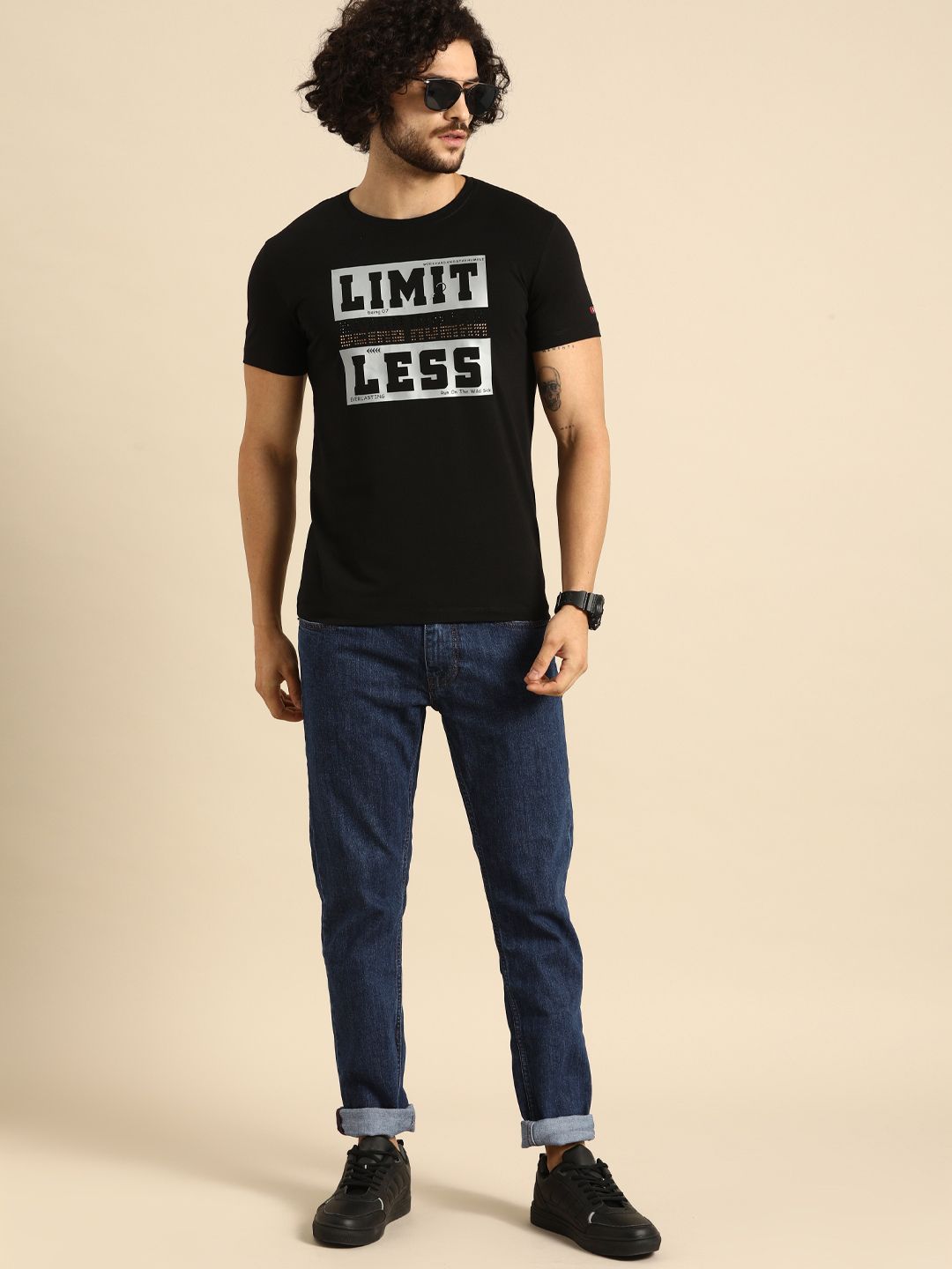 Being Human Men Skinny Fit Denim-Dark Tone - beinghumanbd - 
