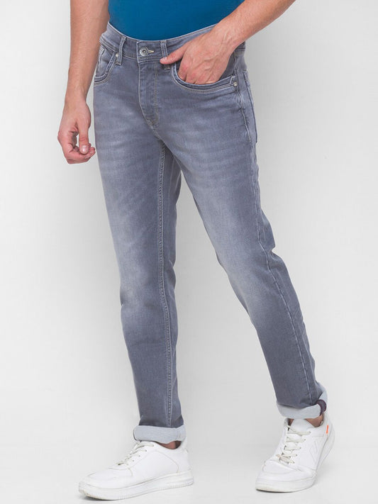 Being Human Men Skinny Fit Denim-Grey Tone - beinghumanbd - 