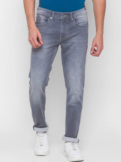 Being Human Men Skinny Fit Denim-Grey Tone - beinghumanbd - 