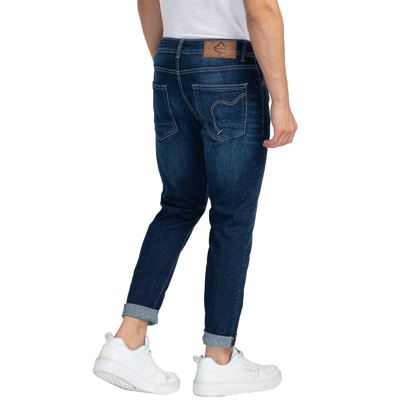 Being Human Men Skinny Fit Denim-Light Tone - beinghumanbd - 