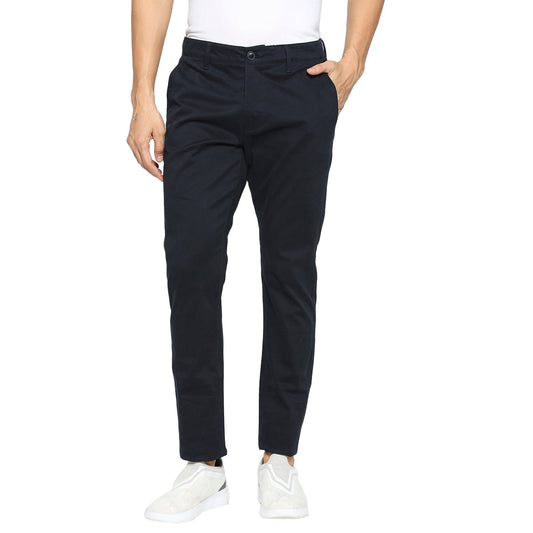 Being Human Men Slim Fit Chino-Navy - beinghumanbd - 