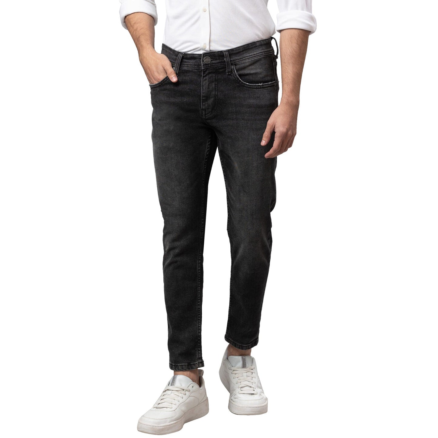 Being Human Men Slim Fit Denim-Black Tone - beinghumanbd - 
