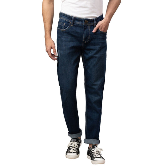 Being Human Men Slim Fit Denim-Dark Tone - beinghumanbd - 