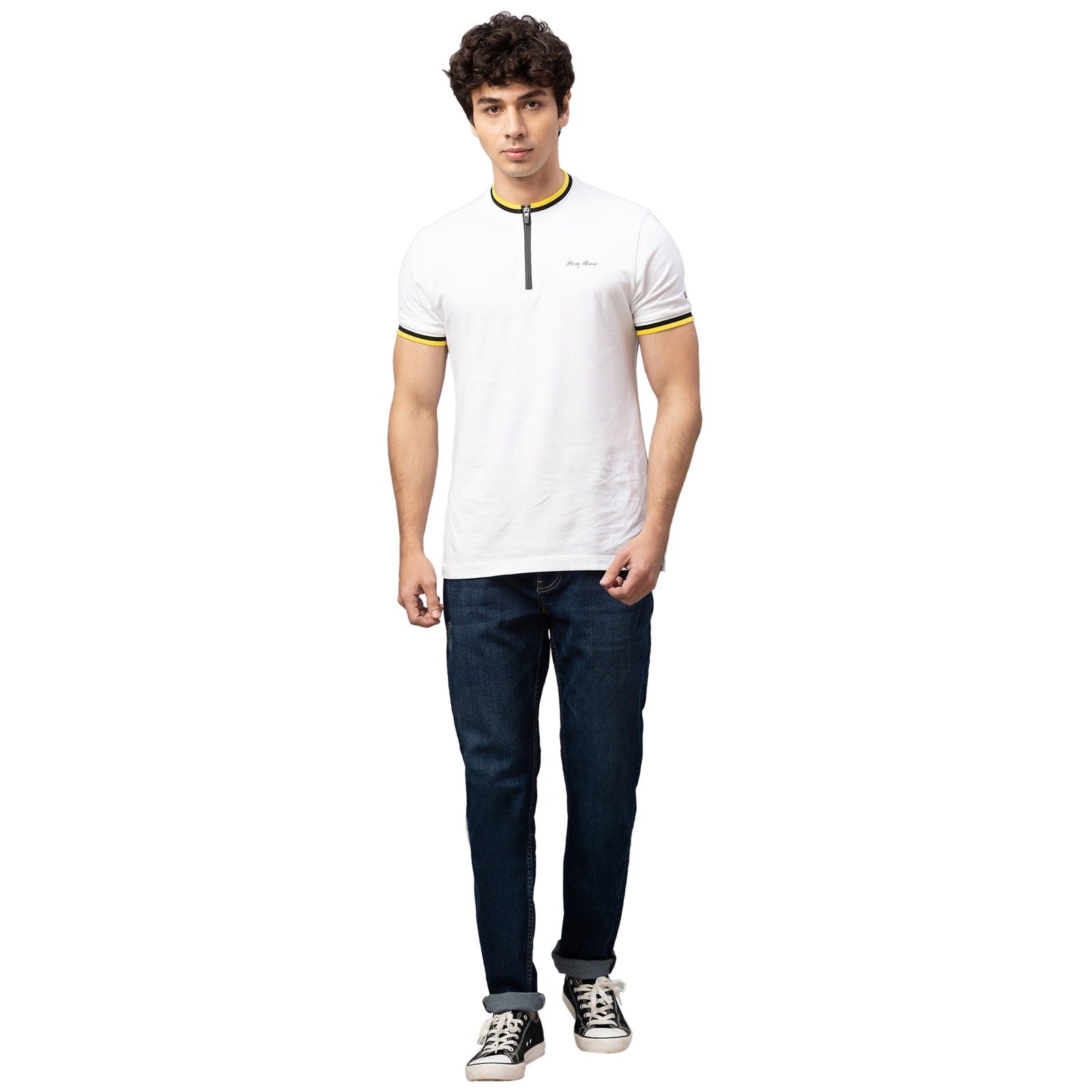 Being Human Men Slim Fit Denim-Dark Tone - beinghumanbd - 