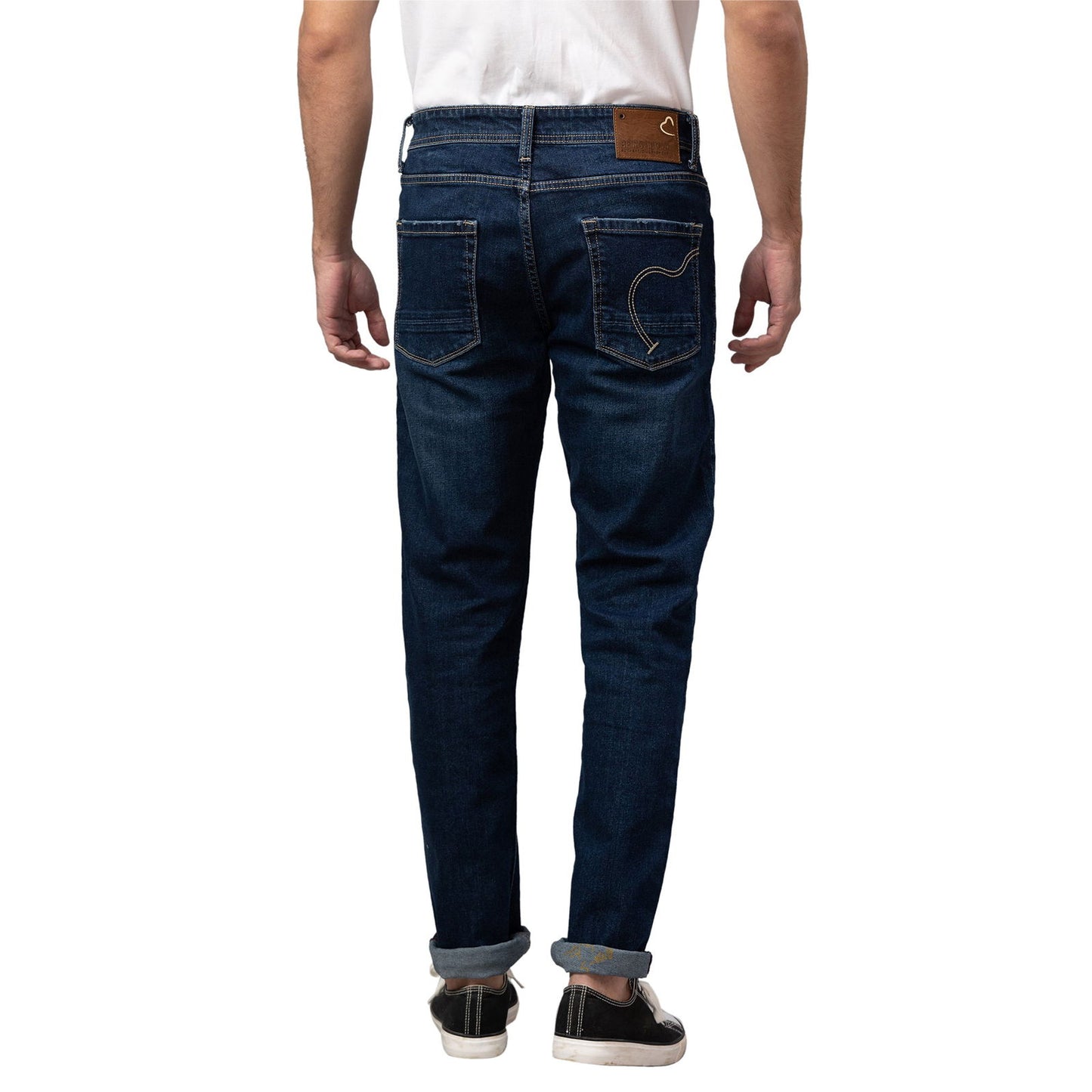 Being Human Men Slim Fit Denim-Dark Tone - beinghumanbd - 