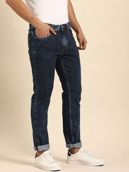 Being Human Men Slim Fit Denim-Dark Tone - beinghumanbd - 